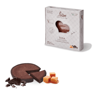 Loison Tosa Salted Caramel And Dark Chocolate Cake 300g